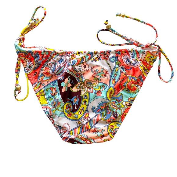 Shoshanna Multicolor Paisley Bikini Bottom - Picture 3 of 5